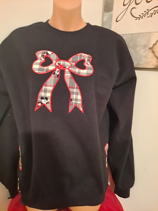 Mouse bow sweatshirt