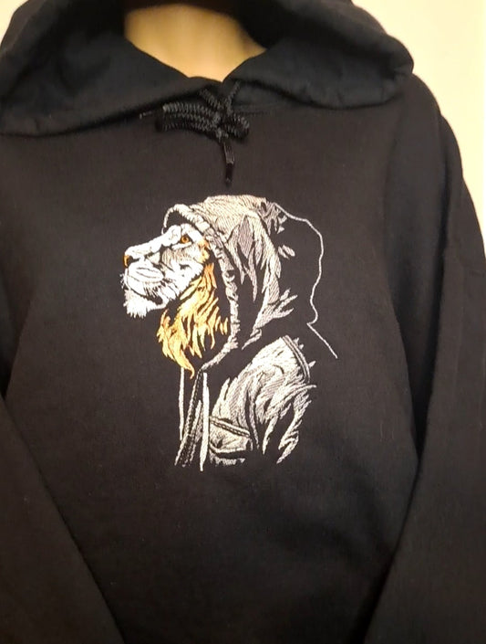 Lion in the hood